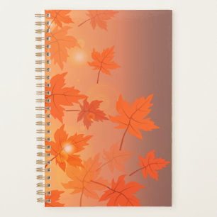 Herbstgestaltung mit Ahorn-Blätter und Bukett-Effe Planer