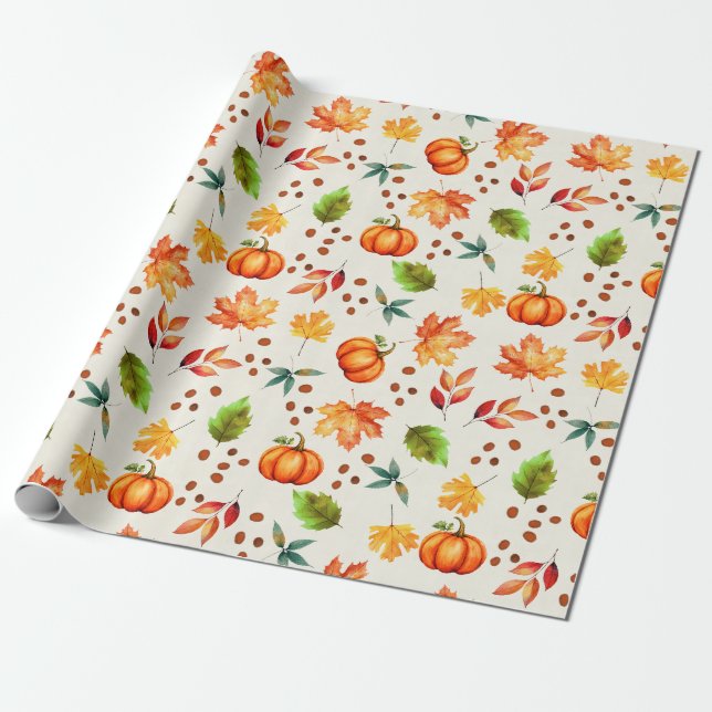 Herbstgewürz Geschenkpapier (Ungerollt)