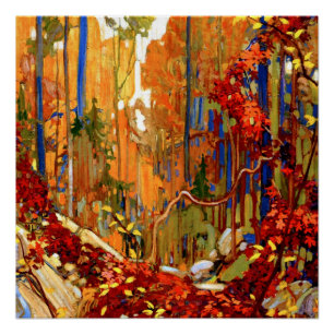 Herbstgirlande, Kunst von Tom Thomson,  Poster