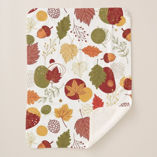 Herbstglanz, sanft und langsam sherpadecke (Vorderseite)