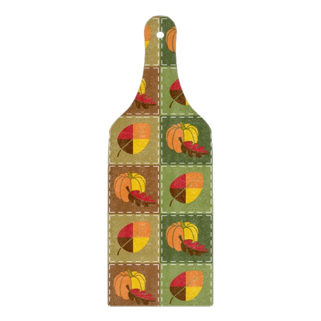 Herbstglas-Schneidebrett Schneidebrett (Vorderseite)
