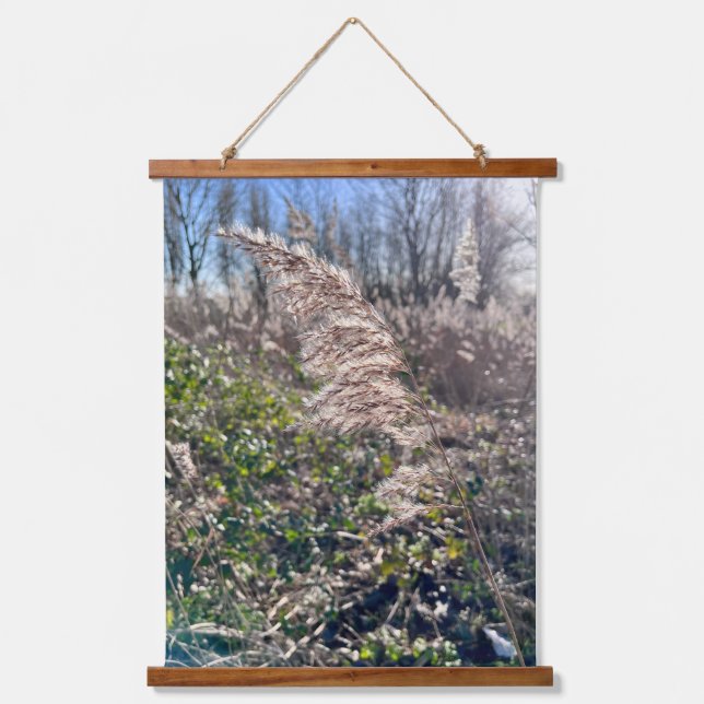 Herbstglück.. Wandteppich Mit Holzrahmen (Vorderseite)