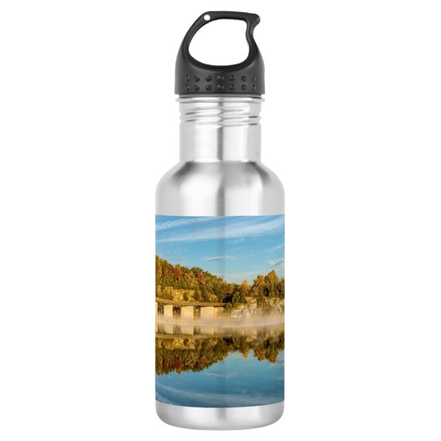 Herbstglühen Springfield Wasser Edelstahlflasche (Vorderseite)