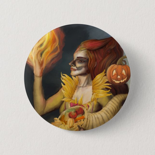 Herbstgöttin Button (Vorderseite)