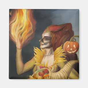 Herbstgöttin Magnet