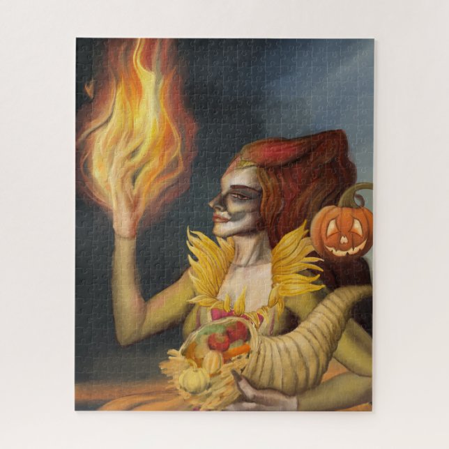 Herbstgöttin Puzzle (Vertikal)