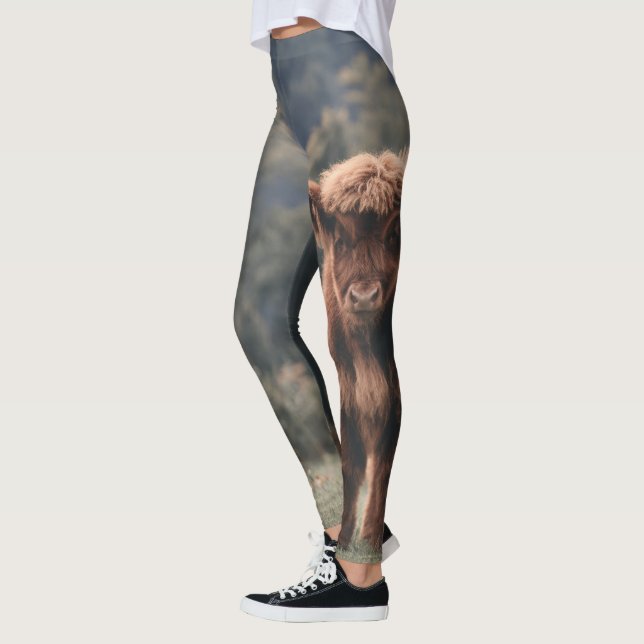 Herbstgrasfeld für Rinder Leggings (Links)