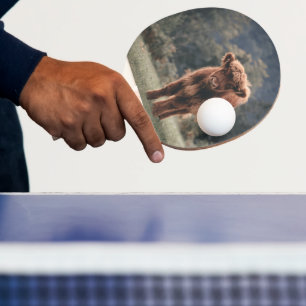 Herbstgrasfeld für Rinder Tischtennis Schläger