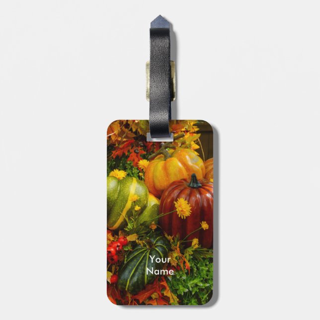 Herbstgruppierung Gepäckanhänger (Rückseite vertikal)