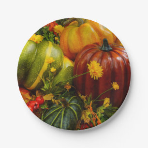 Herbstgruppierung Pappteller