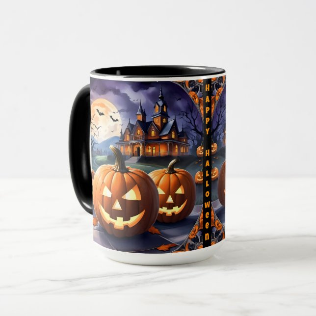HerbstHalloween Populärkultur Tasse (Vorderseite Links)