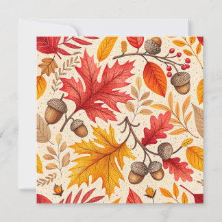 Herbstharmonie: Ein farbenfrohes Herbstmuster