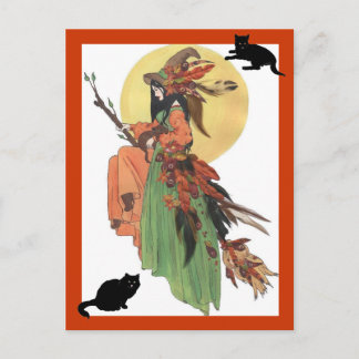 Herbsthexe Postkarte