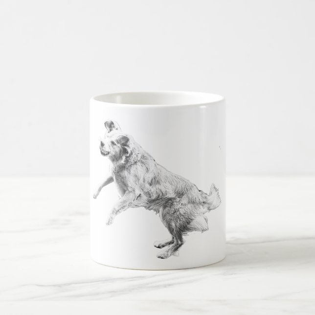 Herbsthimmel, flatternder Geist Kaffeetasse (Mittel)