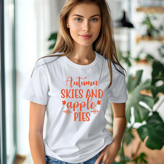 Herbsthimmel und Apfelkuchen T - Shirt