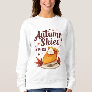 Herbsthimmel und Torten Cozy Herbst Sweatshirt