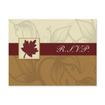 Herbsthochzeit mit Cranberry fallleaf