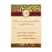 Herbsthochzeitkarten