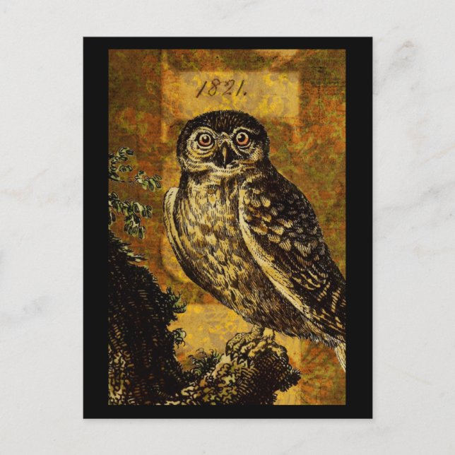 Herbsthuhn Postkarte (Vorderseite)