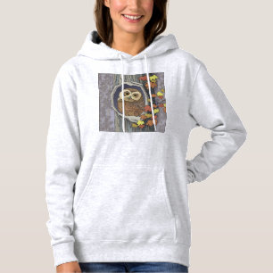 Herbsthuhn und Herbstfarben Hoodie