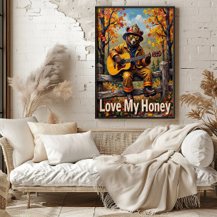 Herbsthymne: Harmonie des Bären Poster