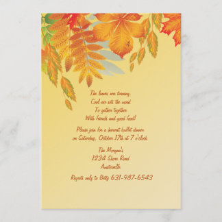 Herbstimplikation Einladung