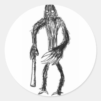 Herbstjahre von Yeti Runder Aufkleber
