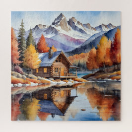 Herbstkabine Puzzle