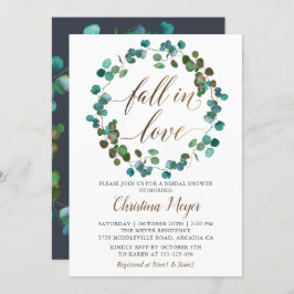 Herbstkäfer Herbst im Brautparty Liebe Einladung