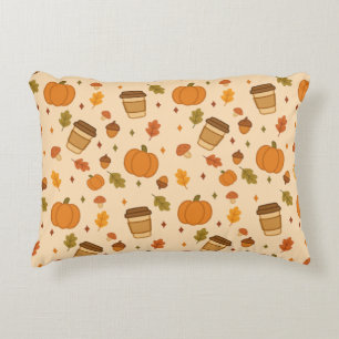 Herbstkaffee Dekokissen