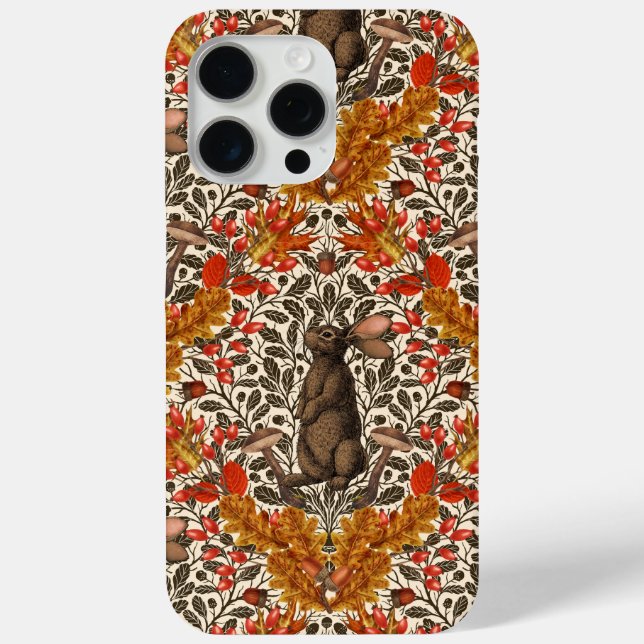 Herbstkaninchen auf weiß Case-Mate iPhone hülle (Rückseite)