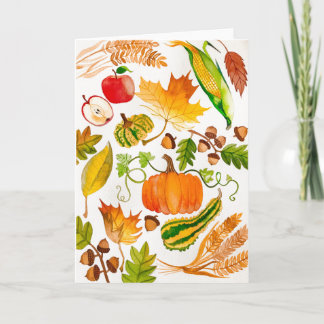 Herbstkarte für Wohltätigkeit Karte