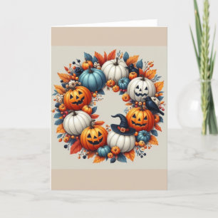 Herbstkarte, Herbstsaisonkarte, Herbst, saisonale Feiertagskarte