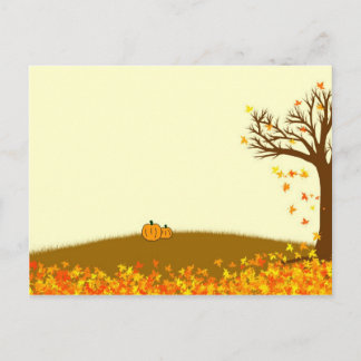Herbstkarte Postkarte