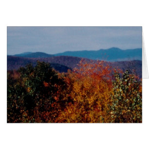 Herbstkarte Weiße Berge