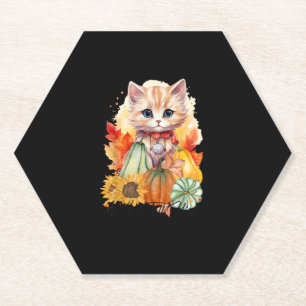 Herbstkatze Es ist Herbst Y’all Pumpkins Herbsthal Untersetzer