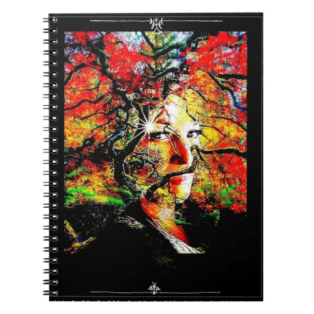 Herbstkerze Notizblock (Vorderseite)