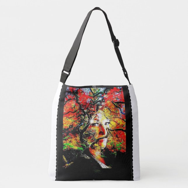 Herbstkerze Tragetaschen Mit Langen Trägern (Rückseite)