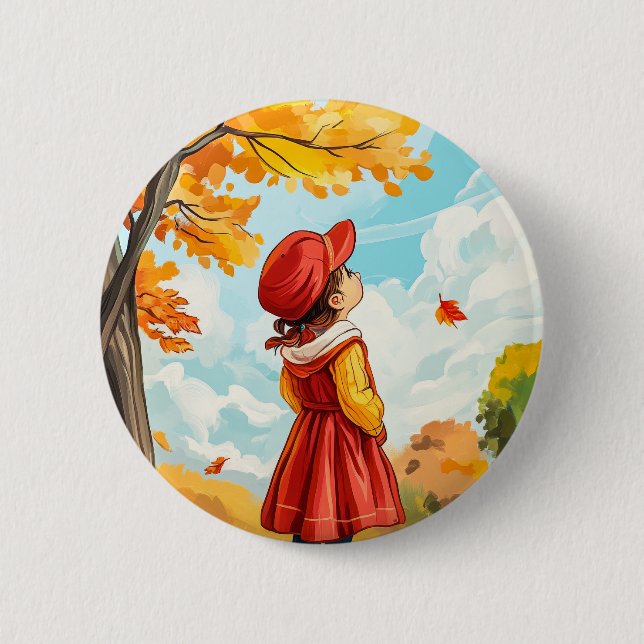 Herbstkind Button (Vorderseite)