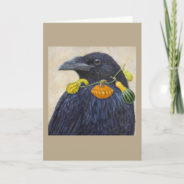 Herbstklebekarte Karte (Vorderseite)