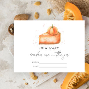 Herbstkuchen - Stellen Sie sich vor, wie viele Bon Begleitkarte