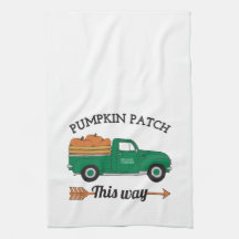 Herbstkunst-Kürbisfeld alte vintage Farm Truck Kun