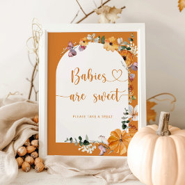 Herbstkürbis-Babys sind Süßposter Poster