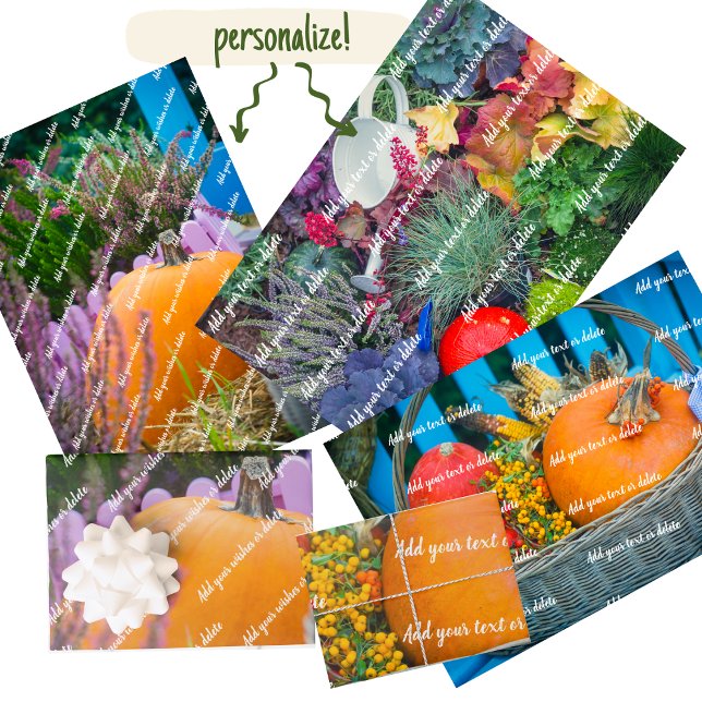 Herbstkürbis, Beeren und Blume Geschenkpapier Set (Von Creator hochgeladen)