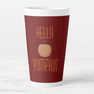 Herbstkürbis Milchtasse