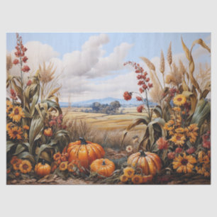 Herbstkürbis Seidenpapier