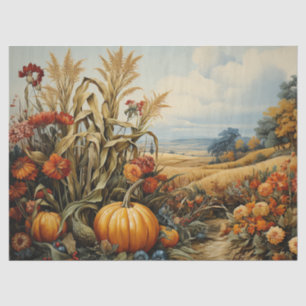 Herbstkürbis Seidenpapier