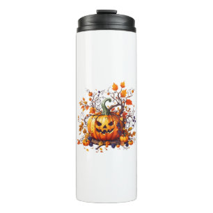 Herbstkürbis Thermosbecher