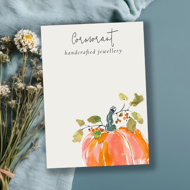 Herbstkürbis verursacht unscharfe Anzeige Visitenkarte (Von Creator hochgeladen)