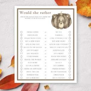 Herbstkürbis / Würde sie eher Baby-Duschspiel